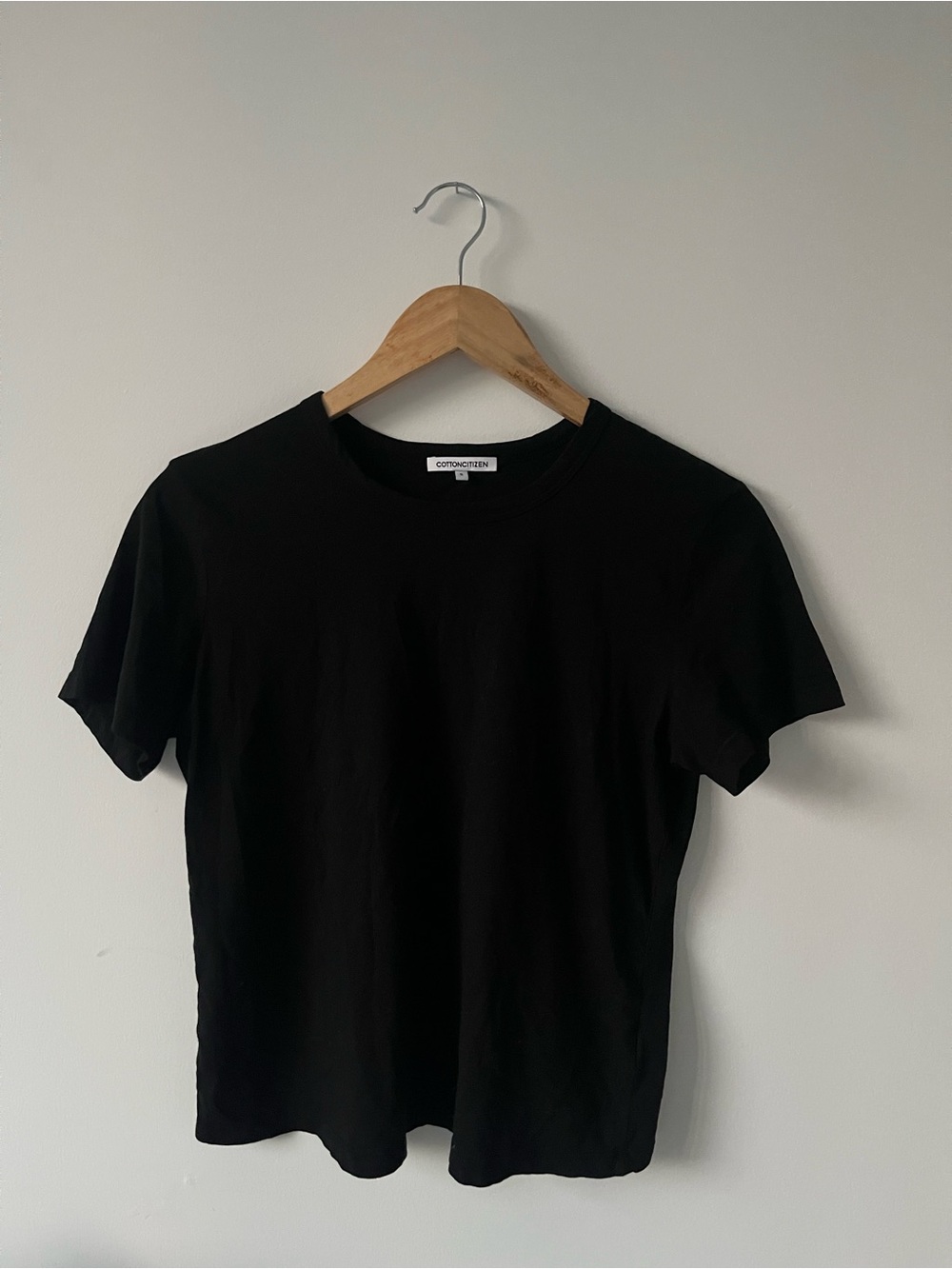 Cotton Citizen Black Short Sleeve Crew T-Shirt